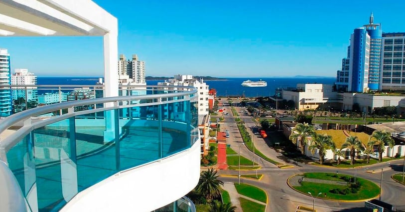 Vista desde un departamento en Punta del Este
